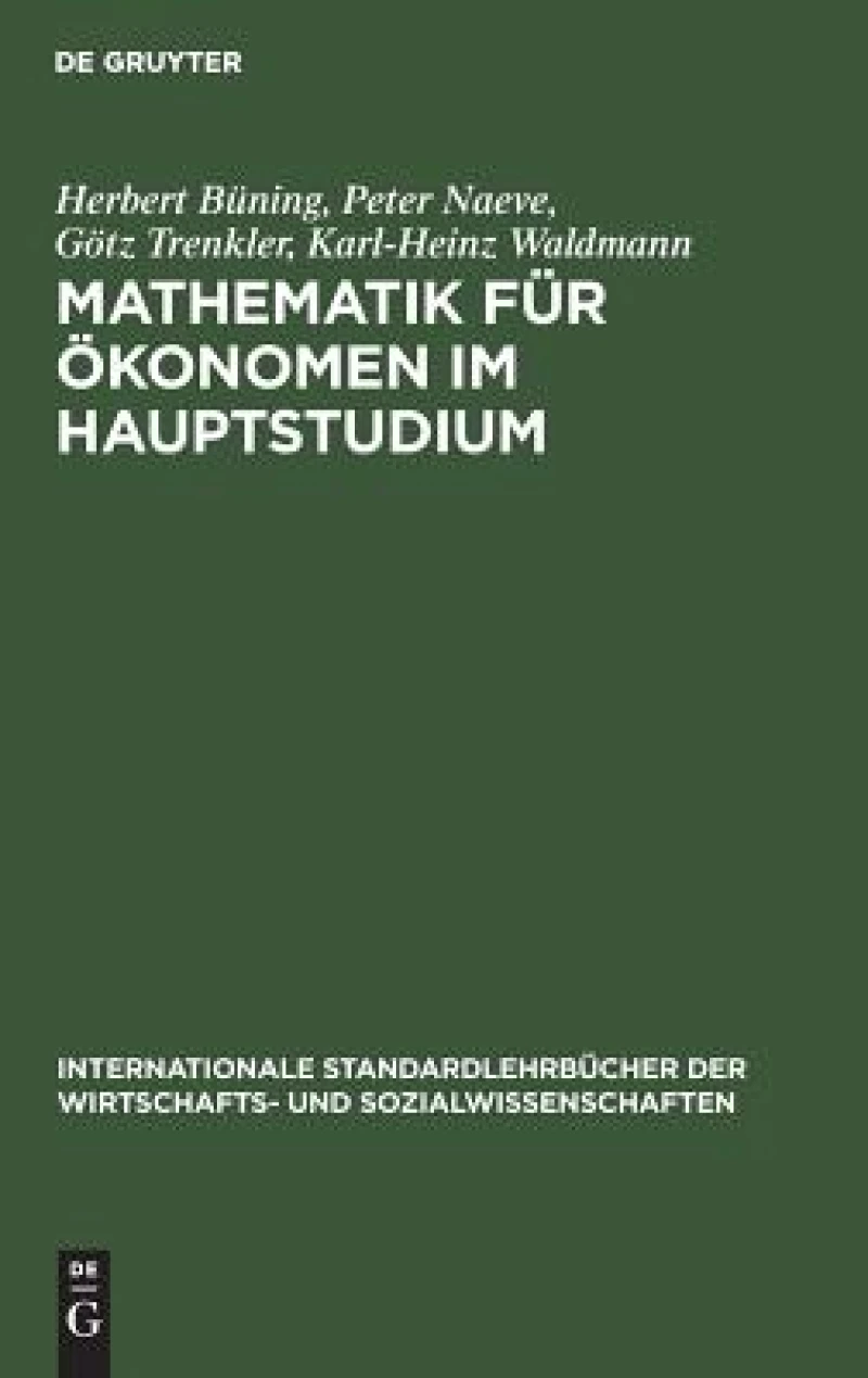 Mathematik für Ökonomen im Hauptstudium