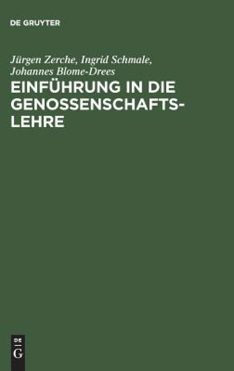 Einführung in die Genossenschaftslehre
