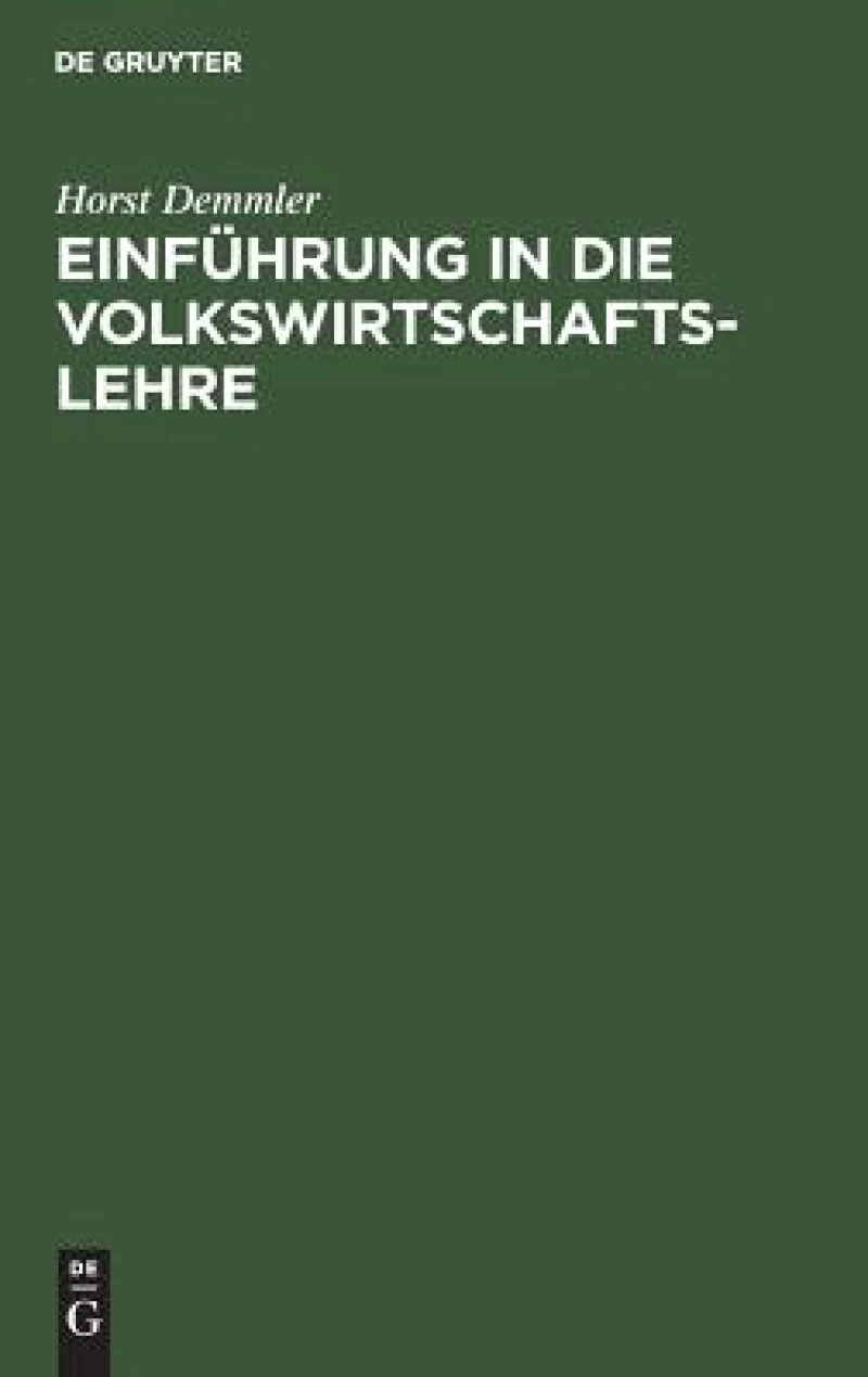 Einführung in die Volkswirtschaftslehre