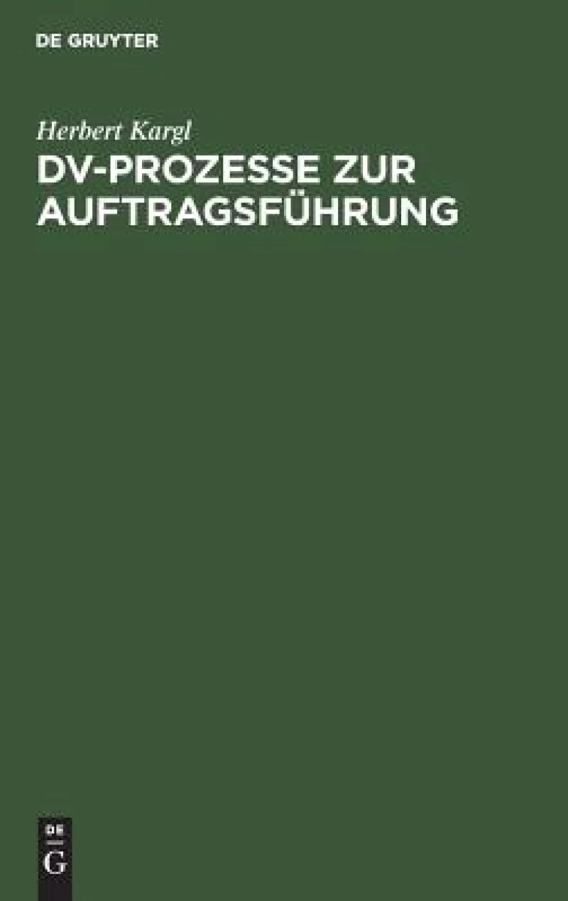 DV-Prozesse zur Auftragsführung