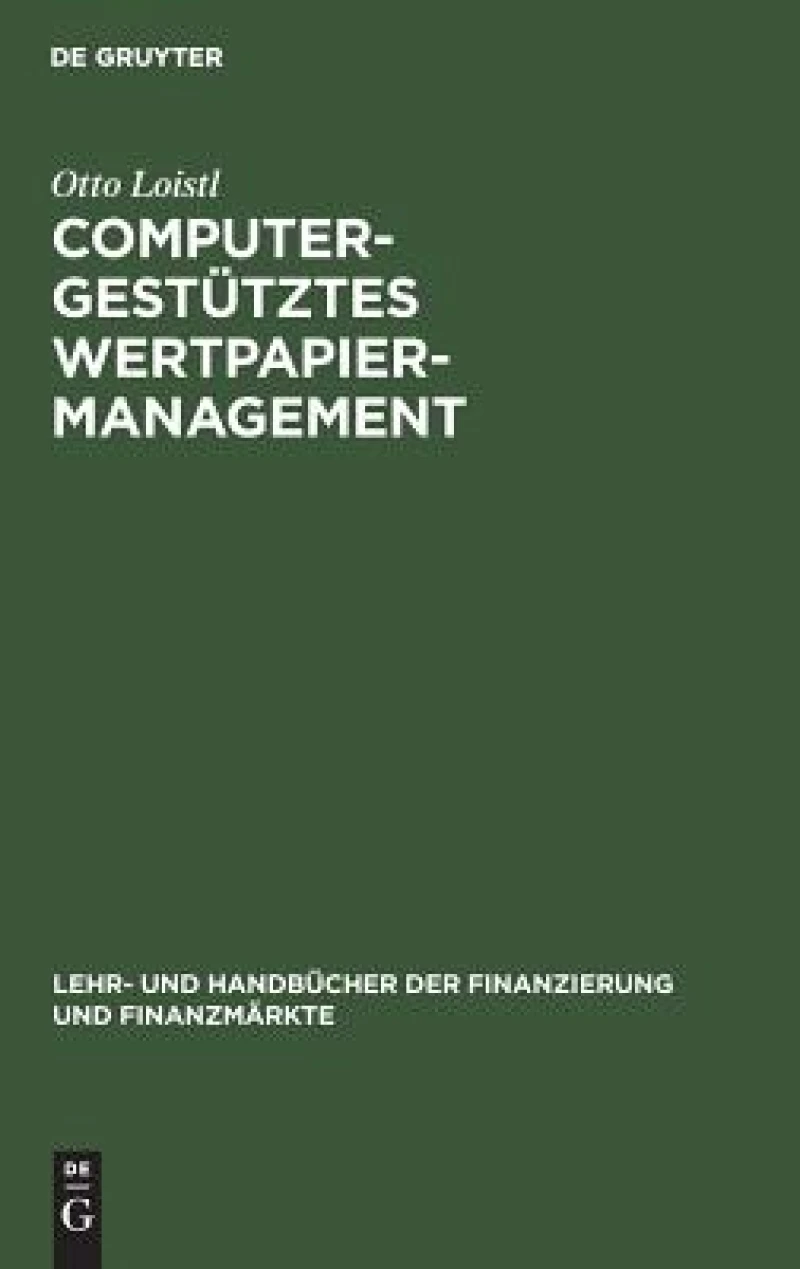 Computergestütztes Wertpapiermanagement
