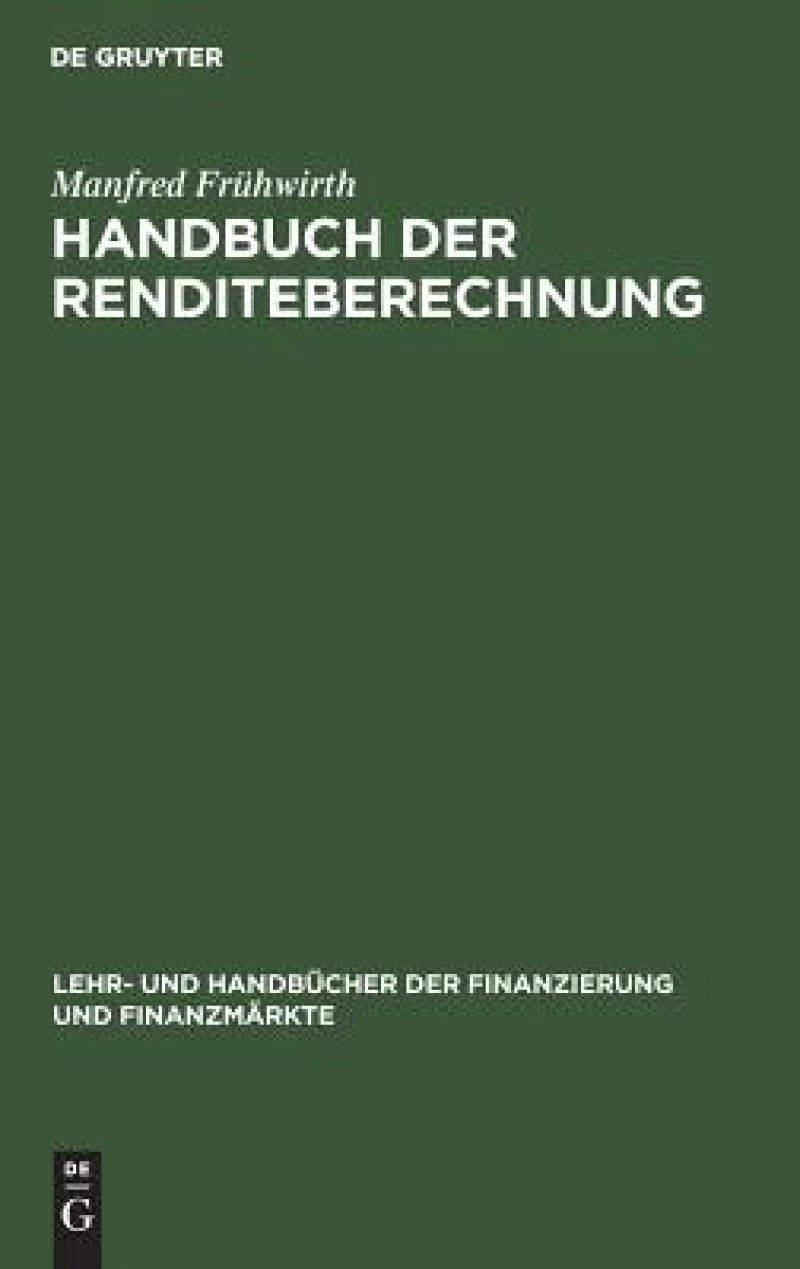 Handbuch der Renditeberechnung