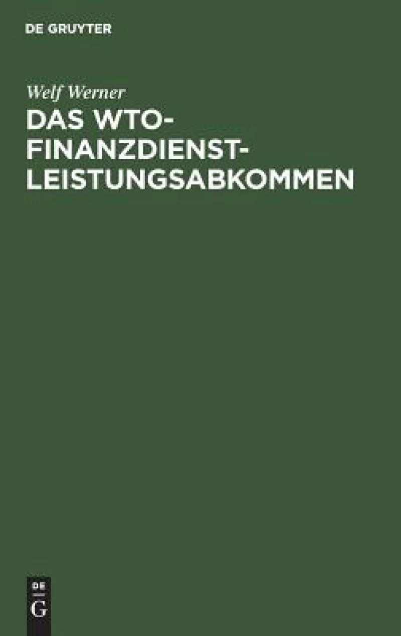 WTO-Finanzdienstleistungsabkommen