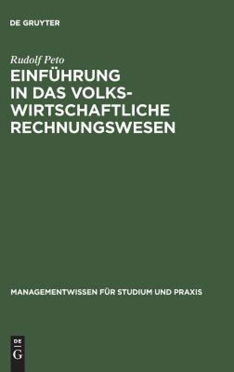 Einführung in das volkswirtschaftliche Rechnungswesen