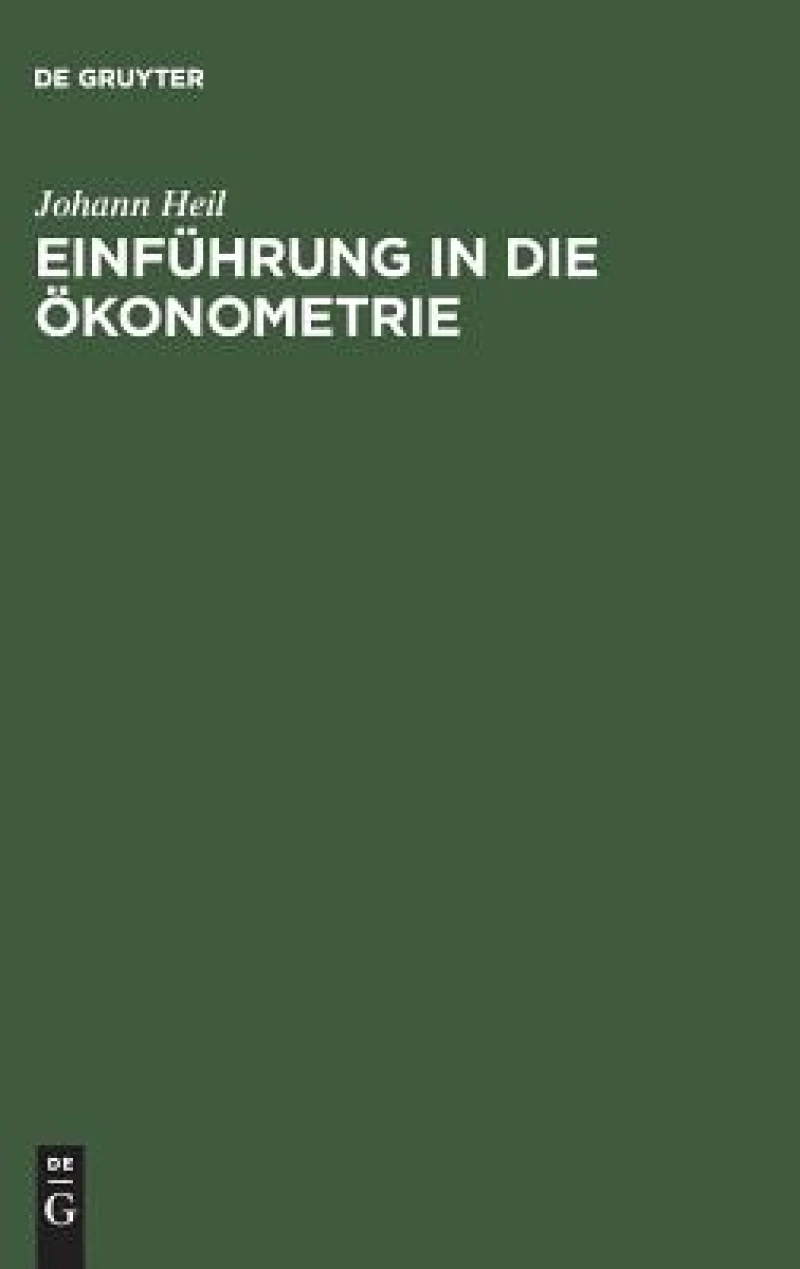 Einführung in die Ökonometrie