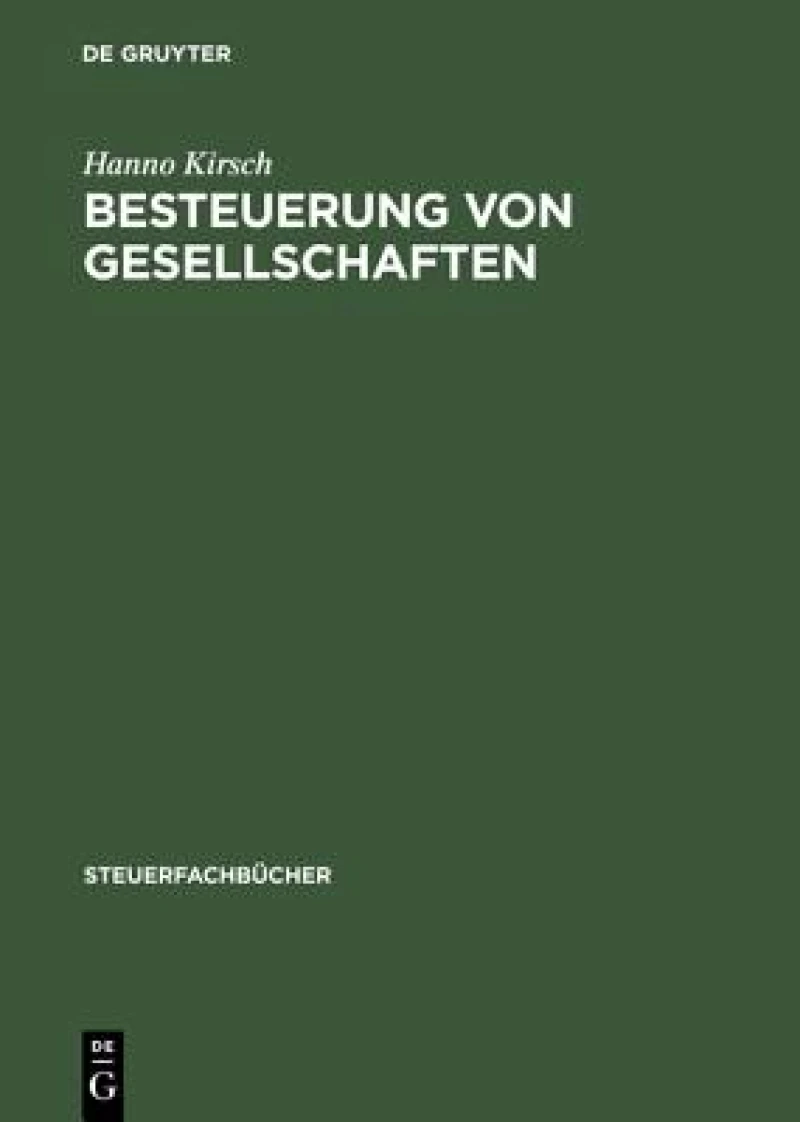 Besteuerung von Gesellschaften
