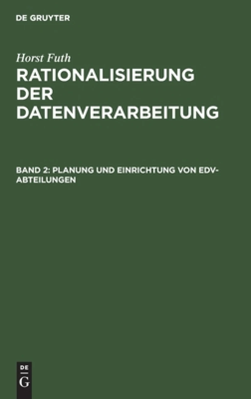 Planung und Einrichtung von EDV-Abteilungen