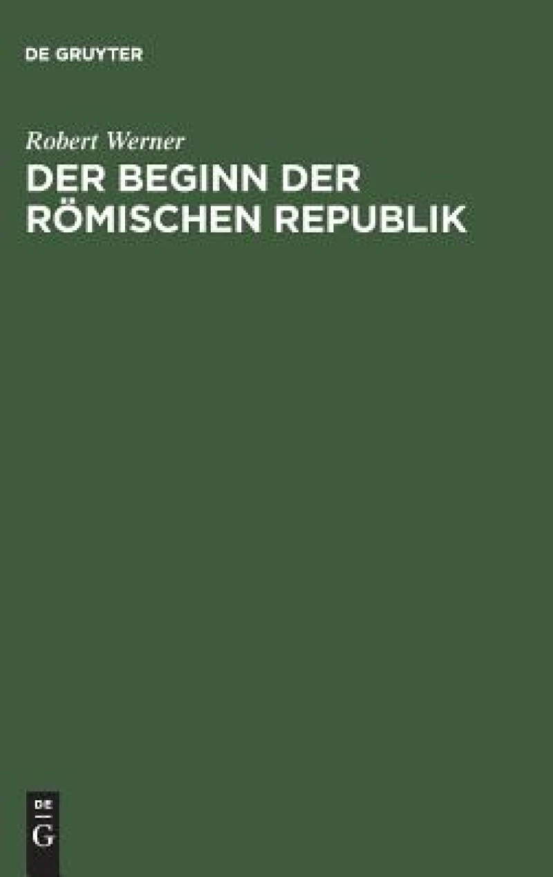 Beginn der Römischen Republik