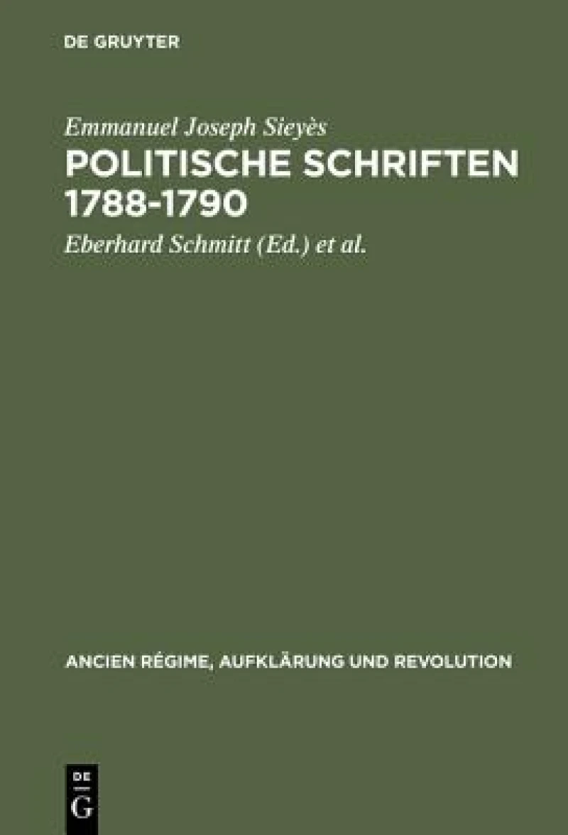Politische Schriften 1788–1790