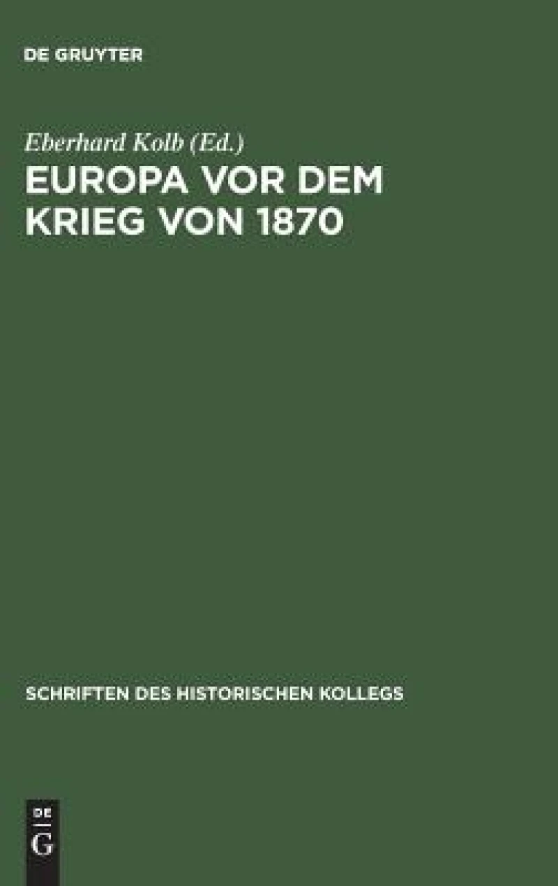 Europa Vor Dem Krieg Von 1870