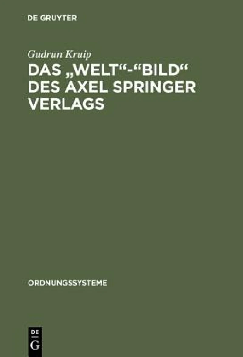 "Welt"-"Bild" des Axel Springer Verlags