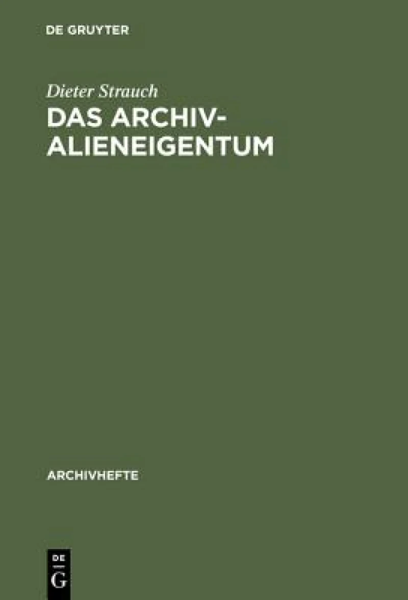 Archivalieneigentum
