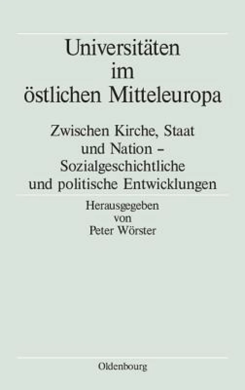 Universitäten Im Östlichen Mitteleuropa