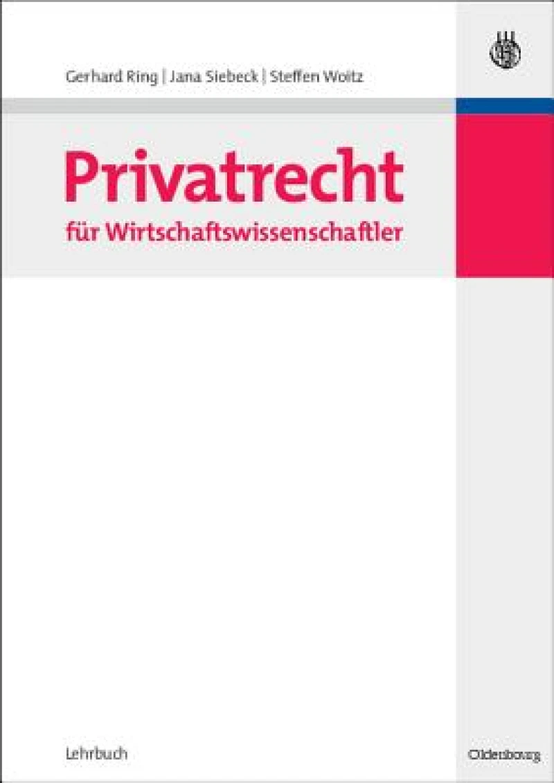 Privatrecht für Wirtschaftswissenschaftler