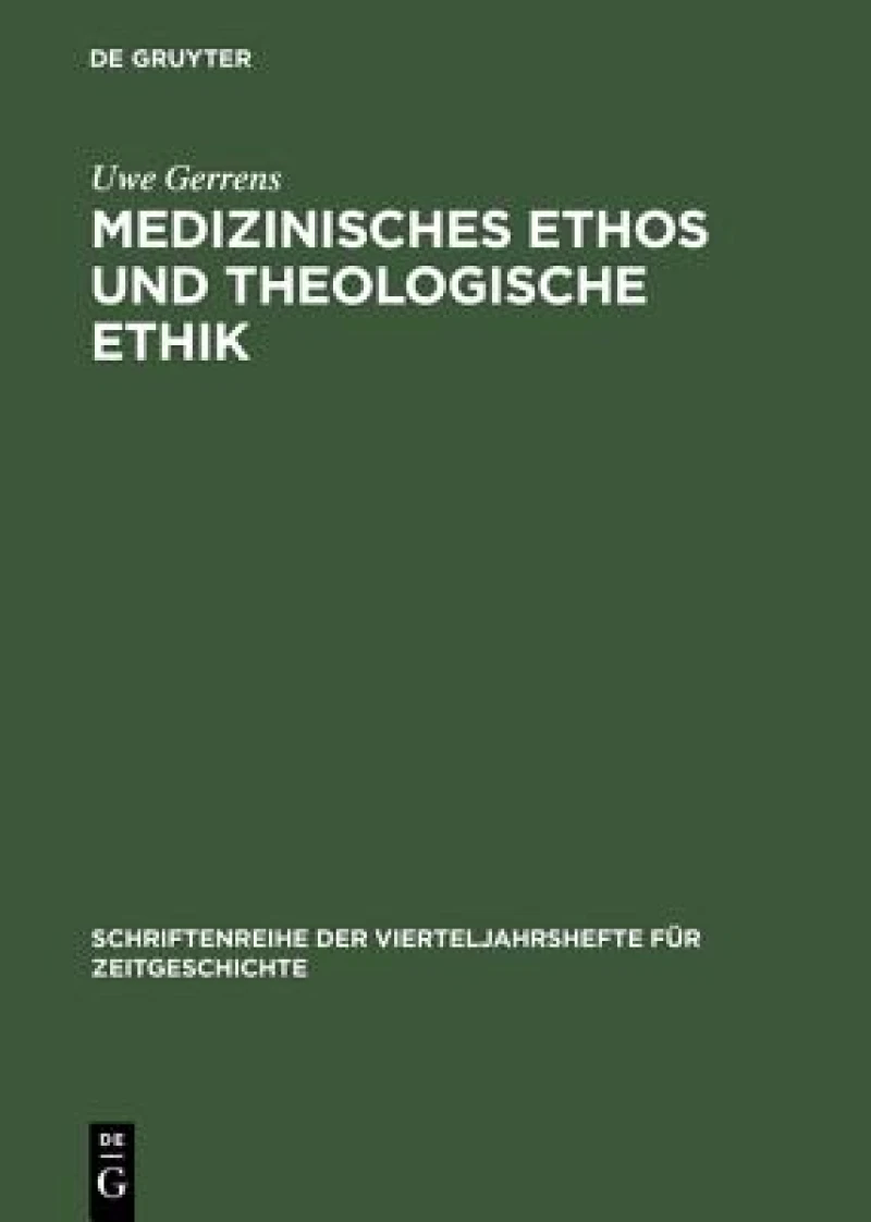 Medizinisches Ethos und theologische Ethik