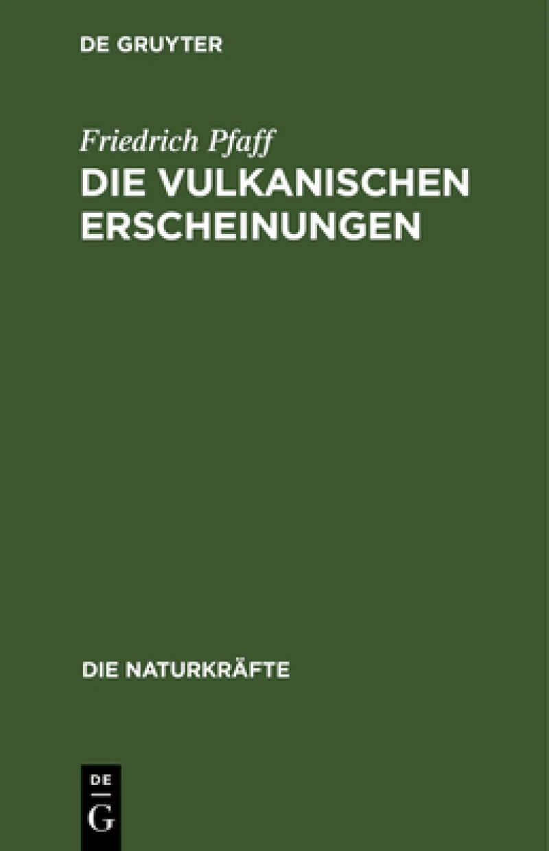 vulkanischen Erscheinungen