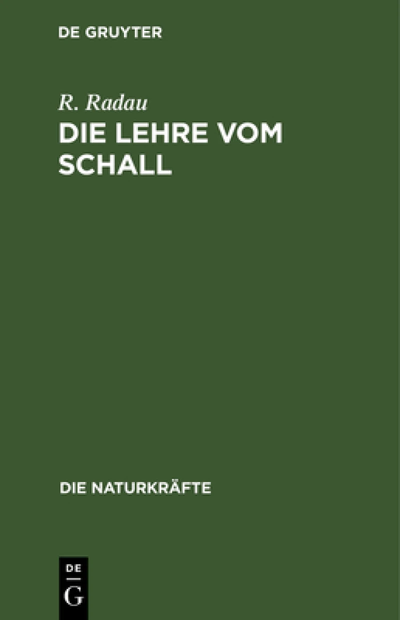 Lehre vom Schall