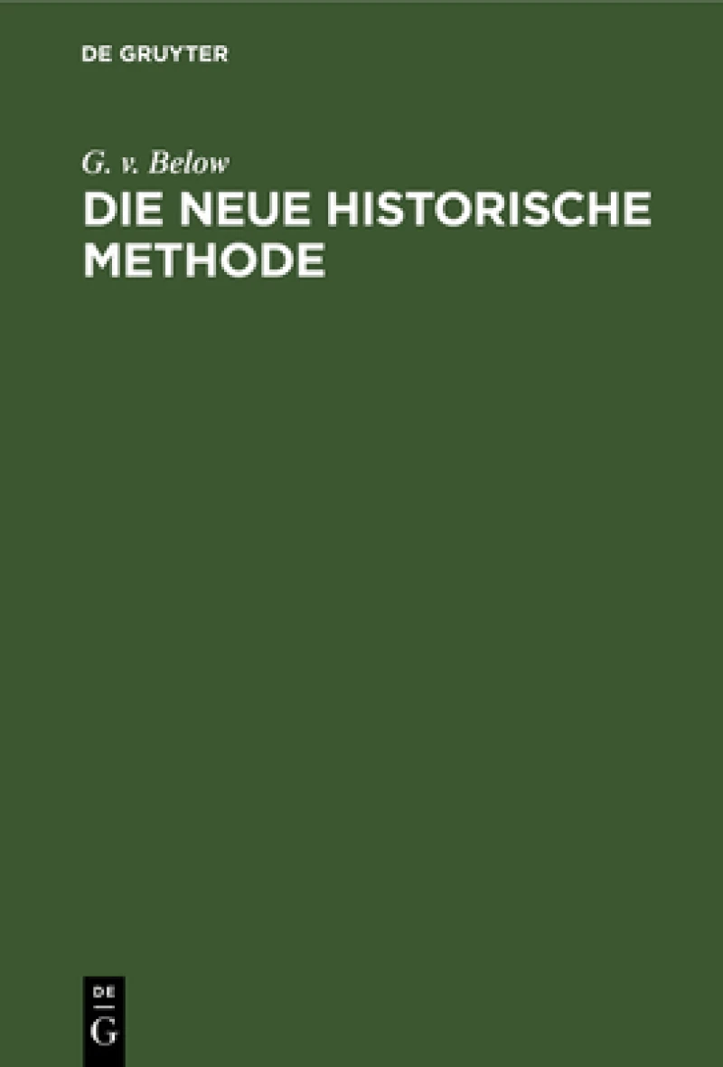 neue historische Methode