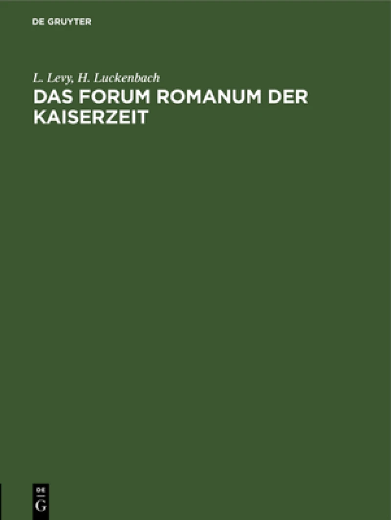 Forum Romanum der Kaiserzeit