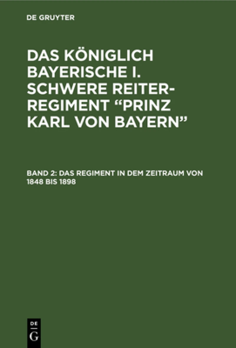 Regiment in dem Zeitraum von 1848 bis 1898