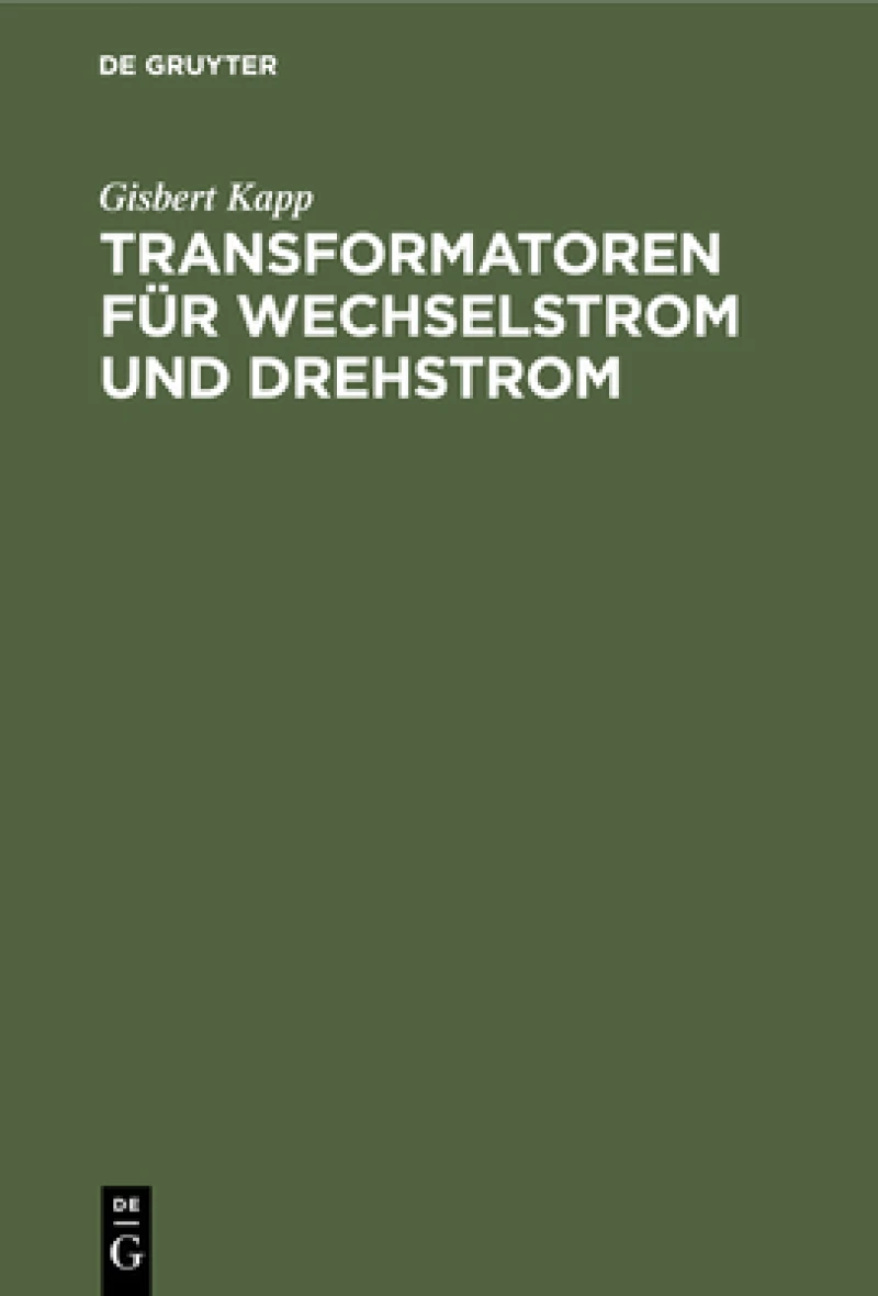Transformatoren für Wechselstrom und Drehstrom