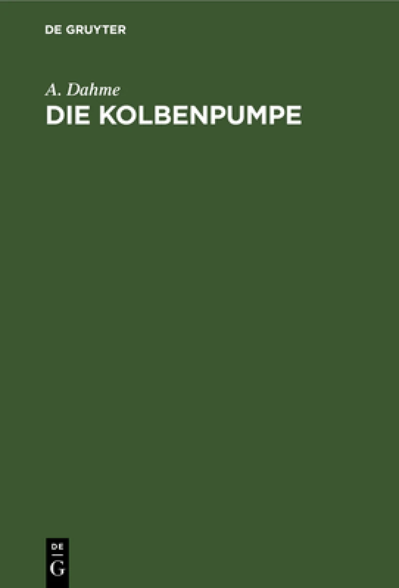 Kolbenpumpe