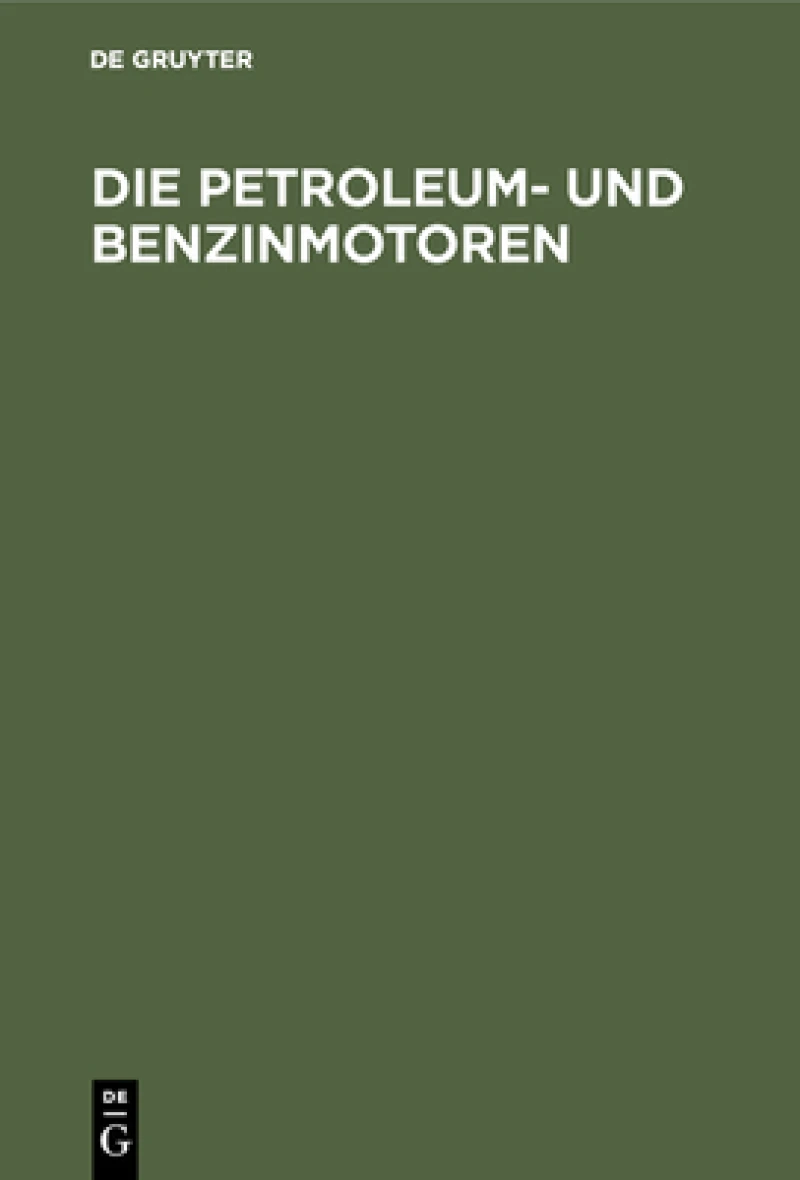 Petroleum- und Benzinmotoren