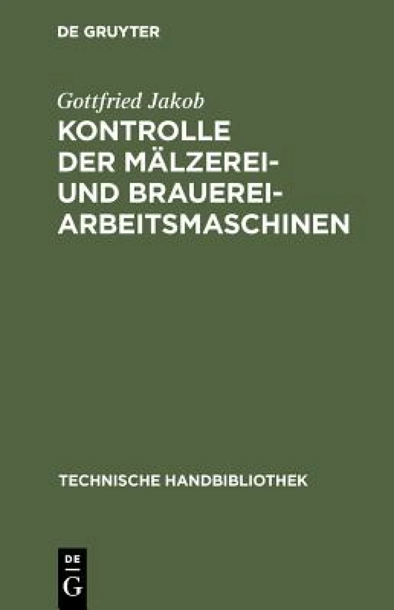 Kontrolle der Mälzerei- und Brauerei-Arbeitsmaschinen