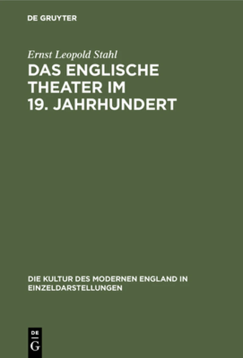englische Theater im 19. Jahrhundert