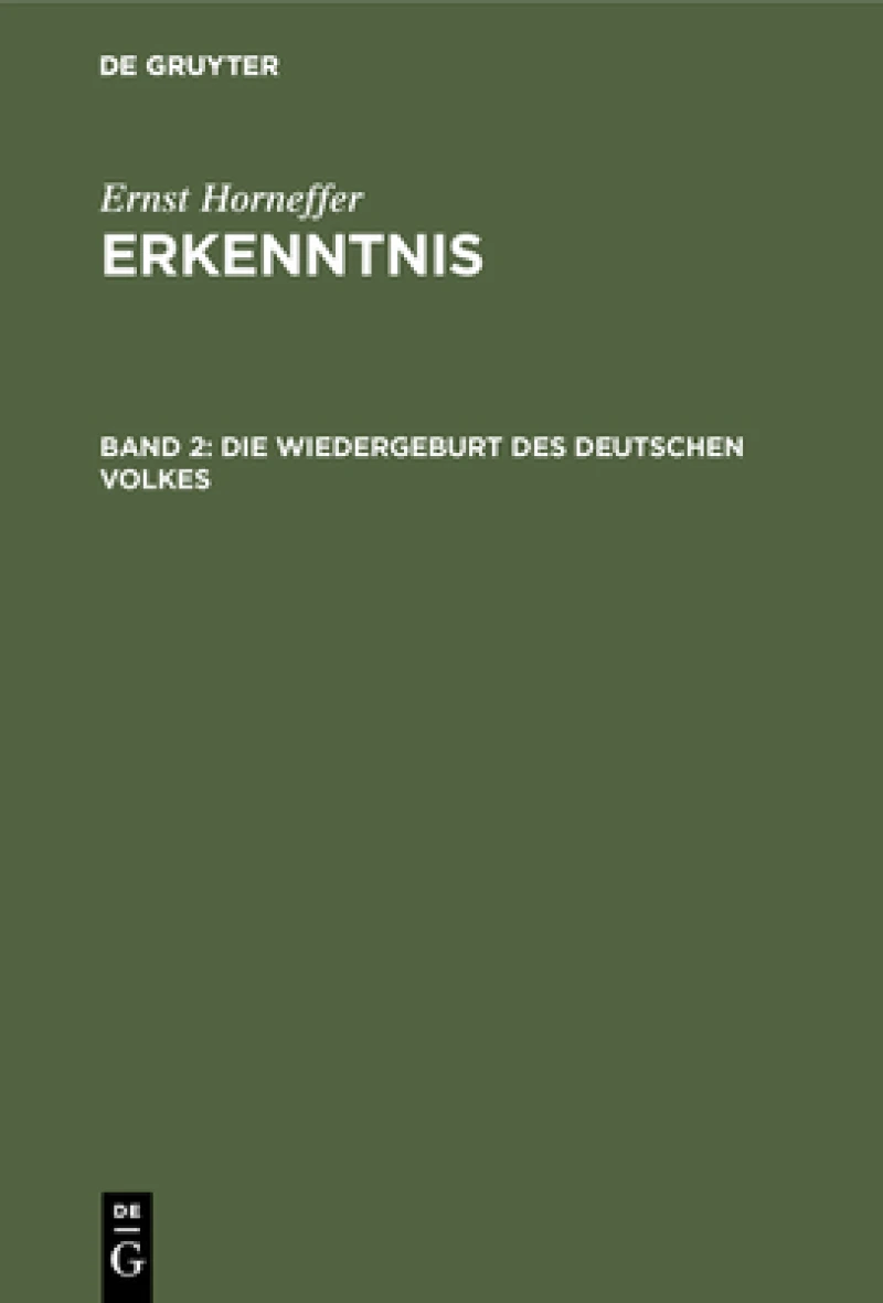 Wiedergeburt des deutschen Volkes