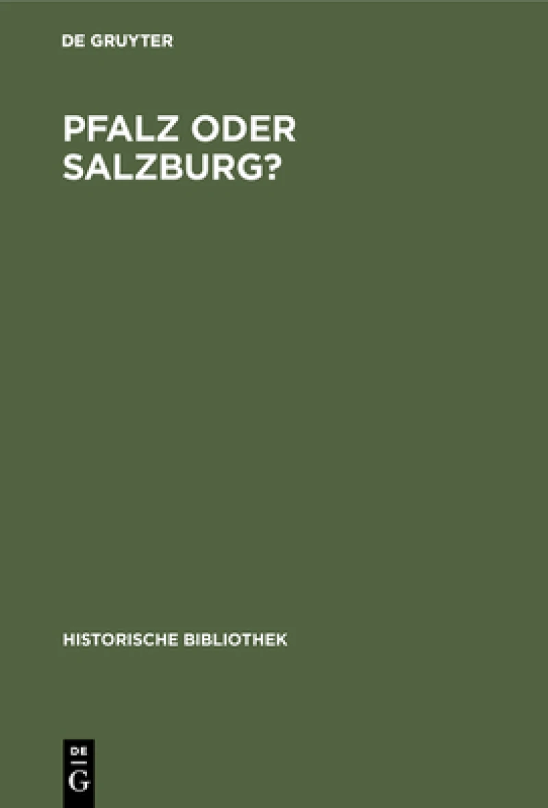 Pfalz oder Salzburg?