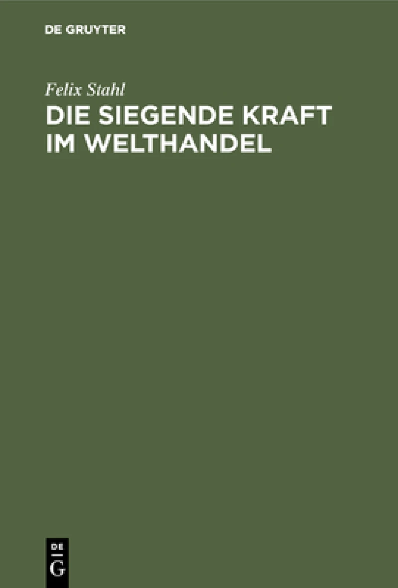 siegende Kraft im Welthandel
