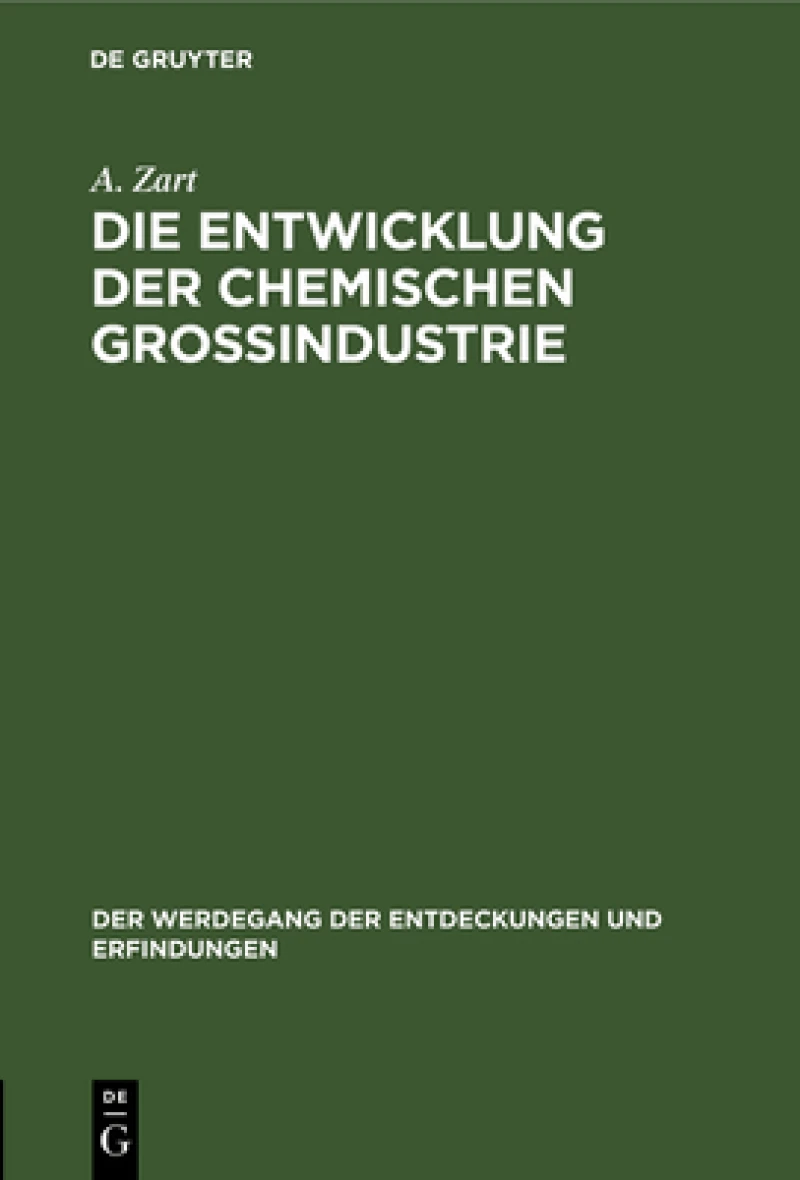 Entwicklung der chemischen Großindustrie