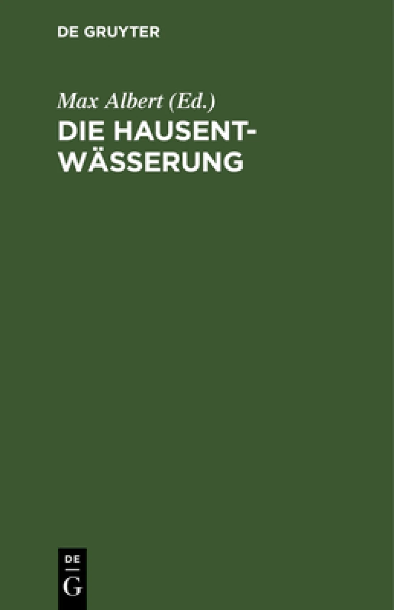 Hausentwässerung
