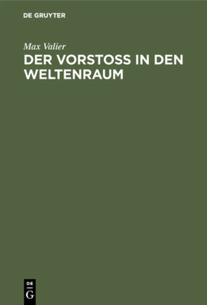 Vorstoss in den Weltenraum