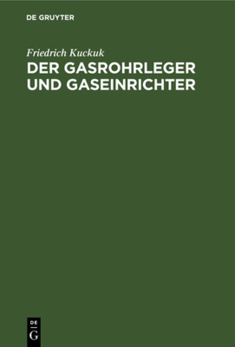 Gasrohrleger und Gaseinrichter