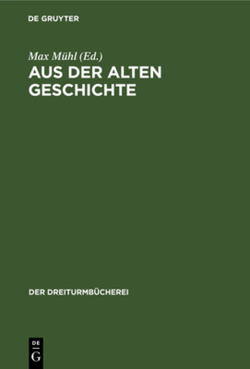Aus der alten Geschichte
