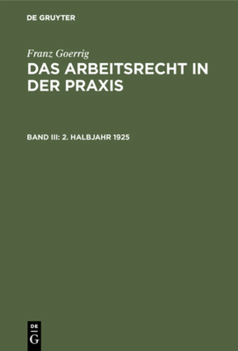 2. Halbjahr 1925