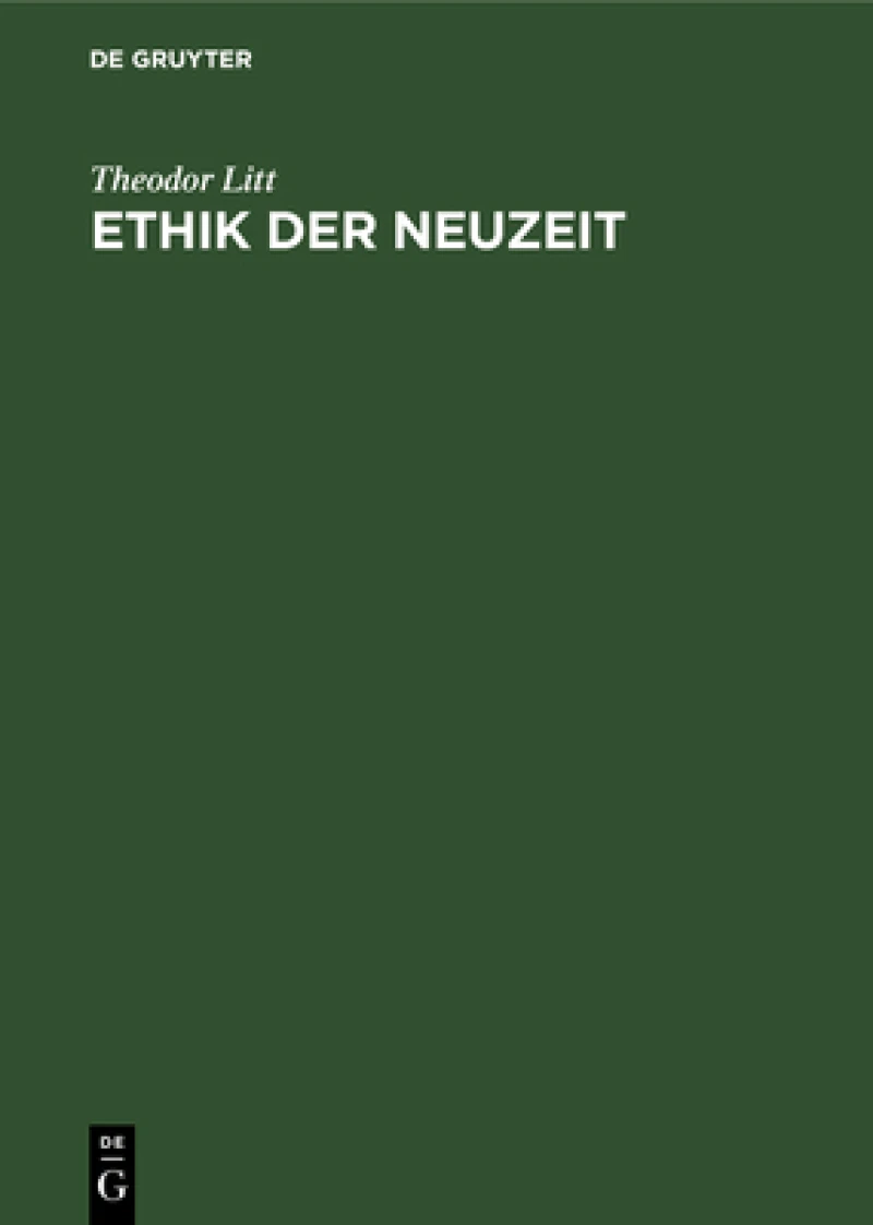 Ethik der Neuzeit