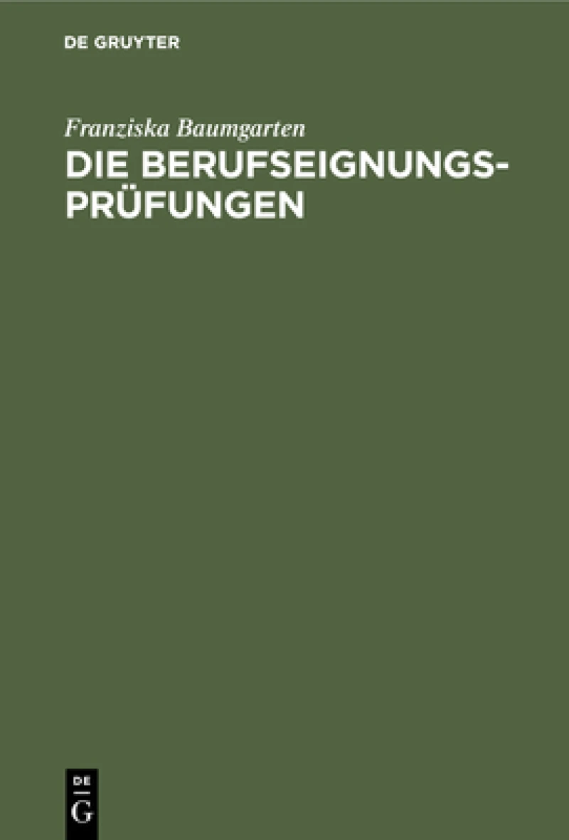 Berufseignungs-Prüfungen