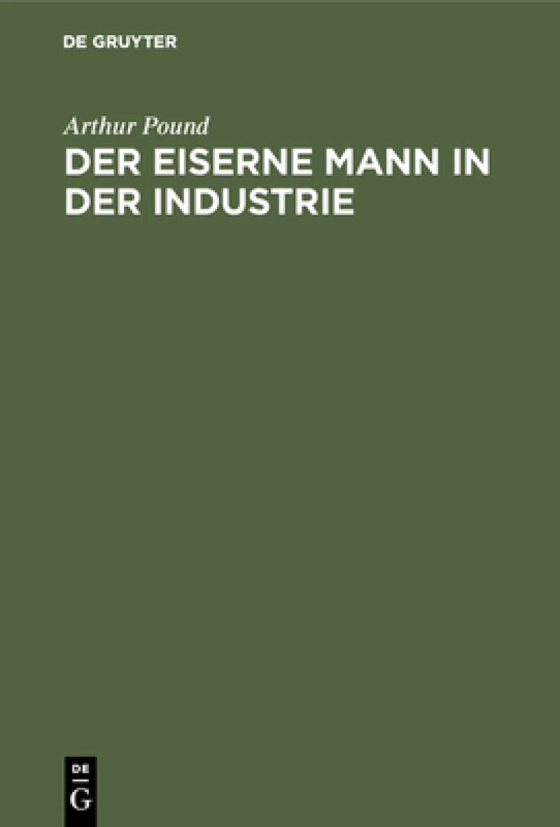 eiserne Mann in der Industrie