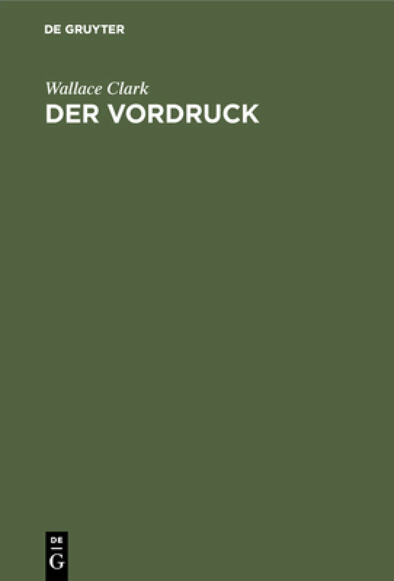 Vordruck