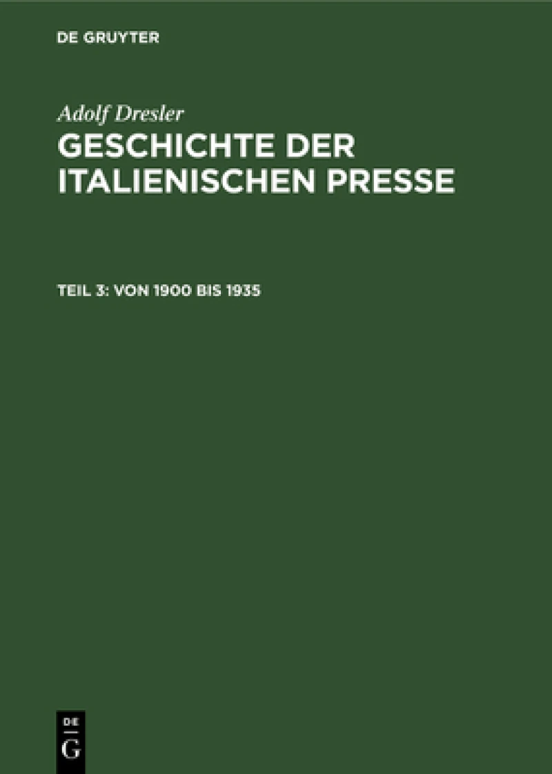 Von 1900 bis 1935