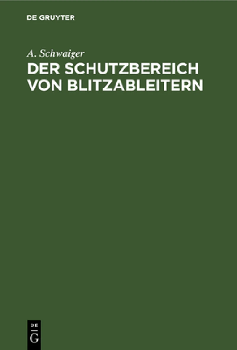 Schutzbereich von Blitzableitern