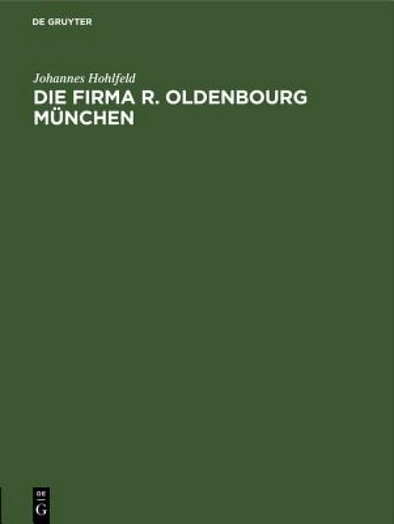 Firma R. Oldenbourg München