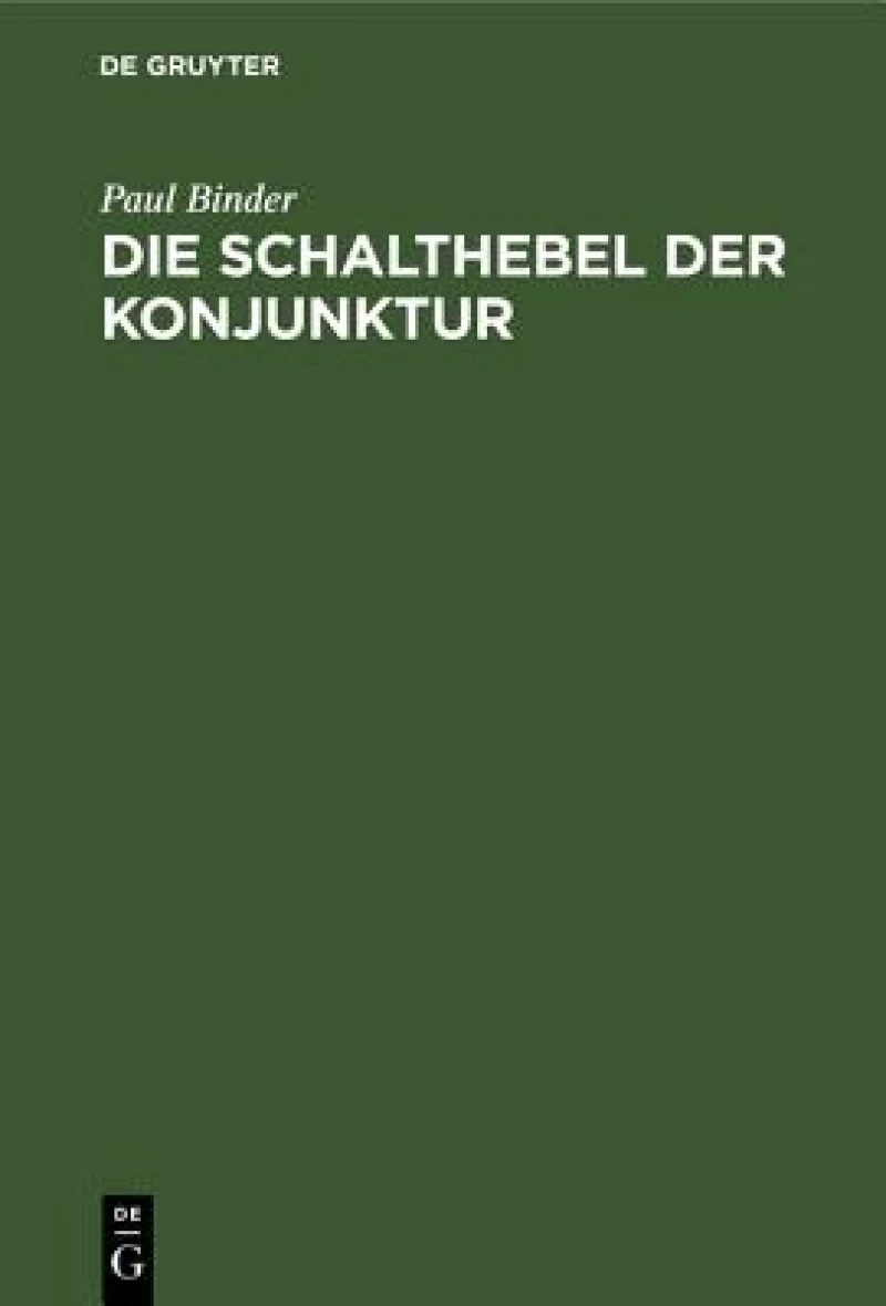 Schalthebel der Konjunktur