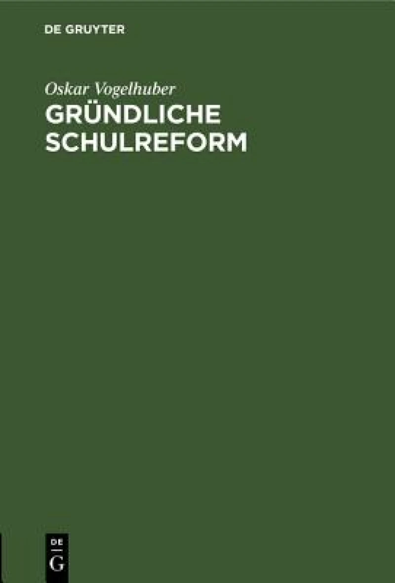 Gründliche Schulreform