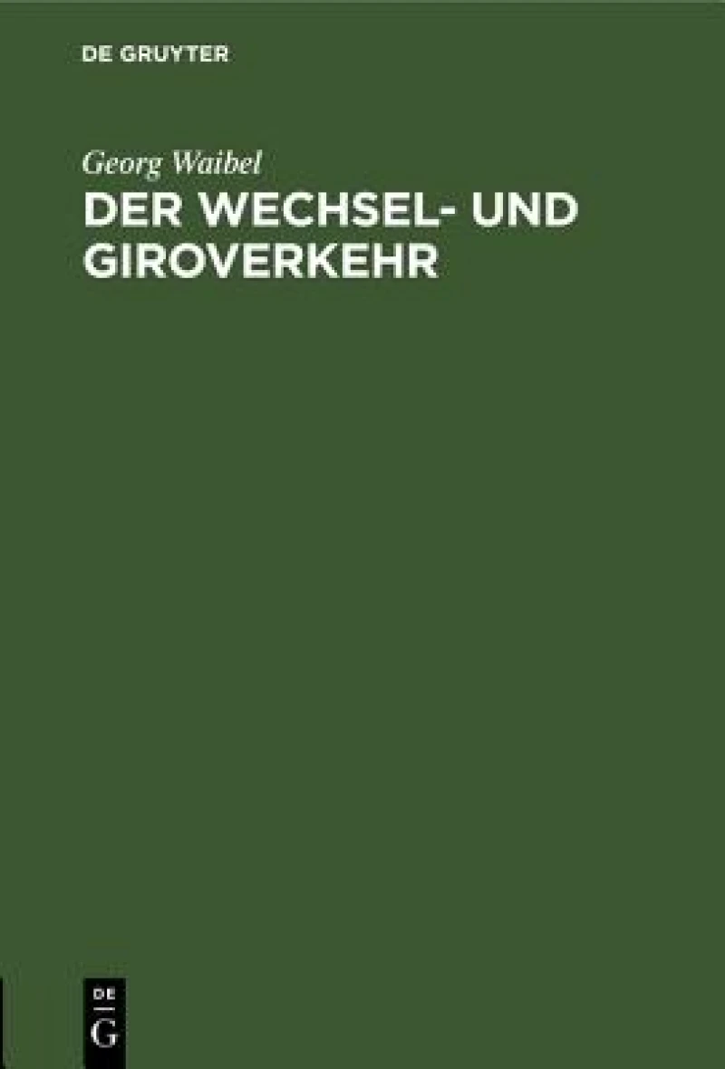 Wechsel- und Giroverkehr