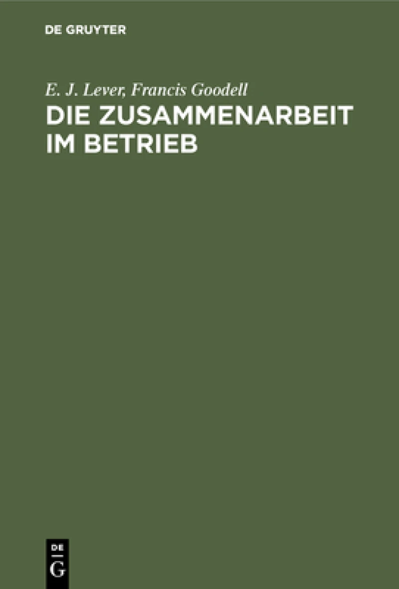 Zusammenarbeit im Betrieb