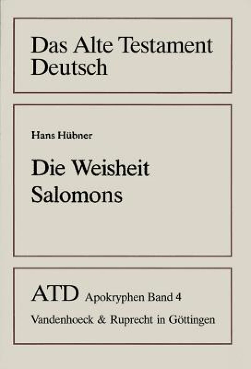 Die Weisheit Salomons